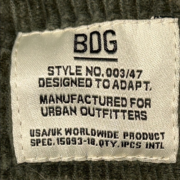 BDG Multicolor Corduroy Bucket Hat - Picture 4 of 4